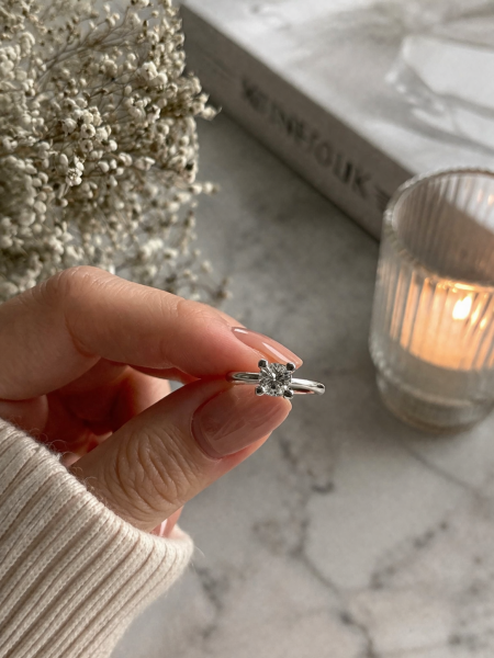 0,25 Karat Pırlanta Tektaş Yüzük