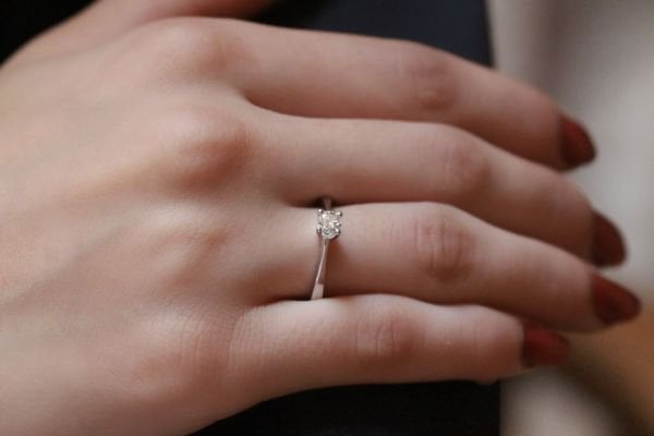 0,26 Karat Pırlanta Tektaş Yüzük