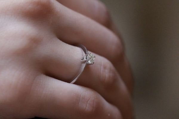 0,26 Karat Pırlanta Tektaş Yüzük