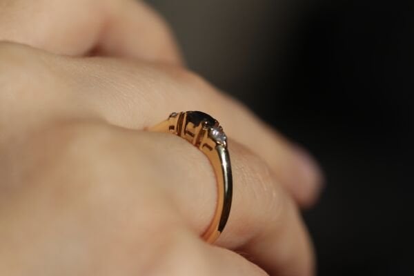 0,20 Karat Pırlanta Vintage Yüzük