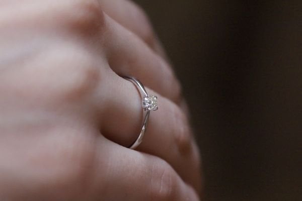 0,20 Karat Pırlanta Tektaş Yüzük