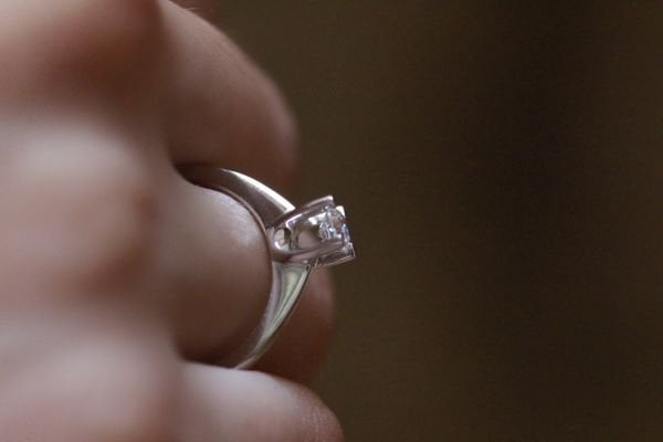 0,26 Karat Pırlanta Tektaş Yüzük