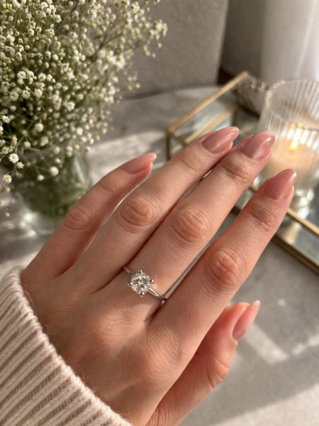 0,26 Karat Pırlanta Tektaş Yüzük