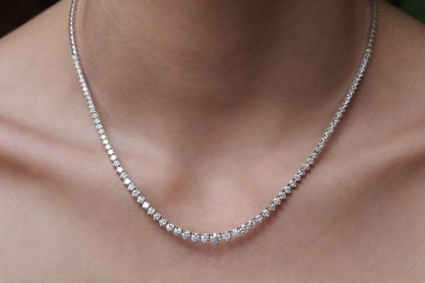 6,24 Karat Pırlanta Su yolu Kolye