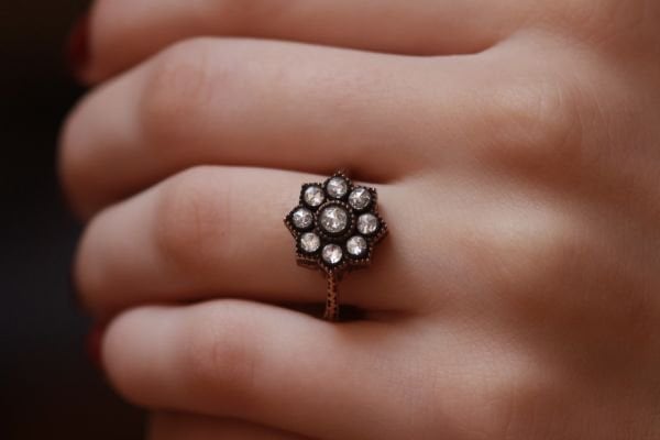 0,39 Karat Elmas Tasarım Yüzük