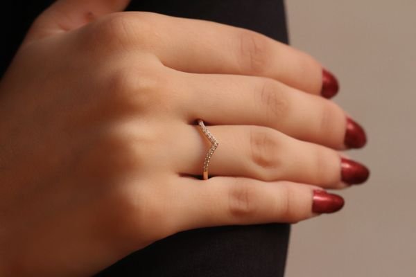 0,12 Karat Pırlanta Vintage Yüzük