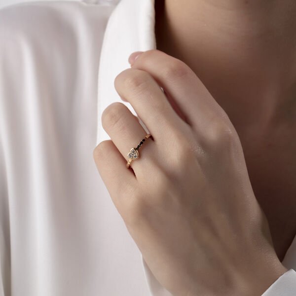 0,10 Karat Pırlanta Vintage Yüzük