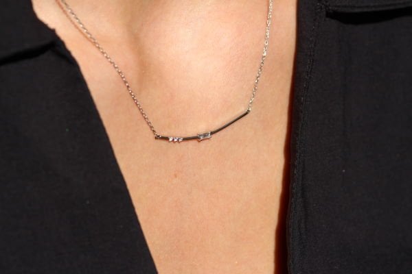 0,09 Karat Pırlanta Tasarım Kolye