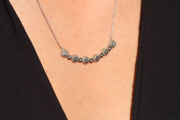 0,08 Karat Pırlanta Tasarım Kolye