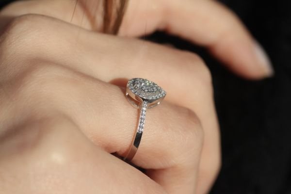 0,26 Karat Pırlanta Coronet Yüzük