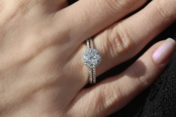 0,61 Karat Pırlanta Coronet Yüzük