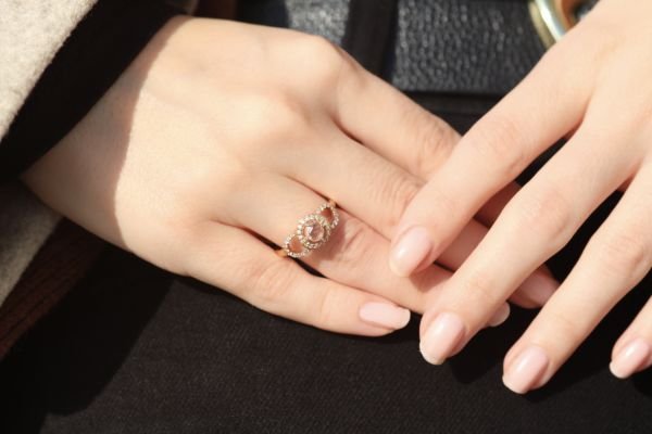 0,82 Karat Pırlanta Rose Tasarım Yüzük