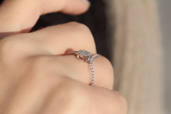 0,31 Karat Pırlanta Coronet Yüzük