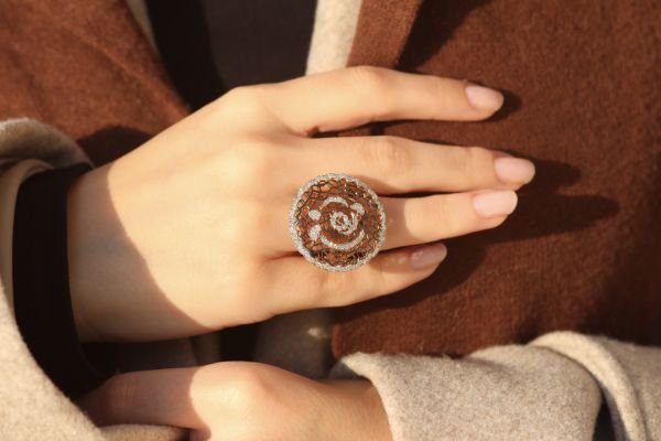 1,57 Karat Pırlanta Rose Yüzük