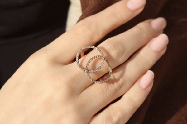 0,60 Karat Pırlanta Rose Yüzük