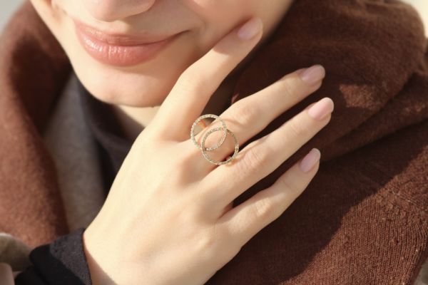 0,60 Karat Pırlanta Rose Yüzük