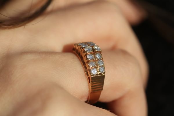 0,58 Karat Pırlanta Rose Yüzük