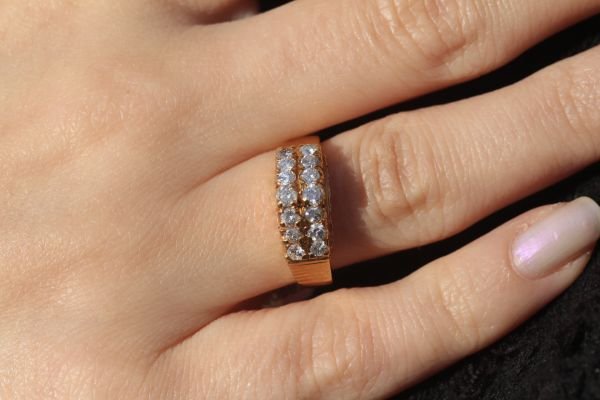 0,58 Karat Pırlanta Rose Yüzük