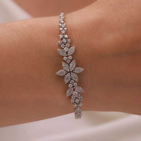 1,36 Karat Pırlanta Tasarım Bileklik