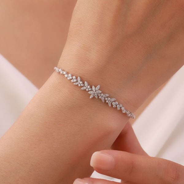 0,86 Karat Pırlanta Tasarım Bileklik