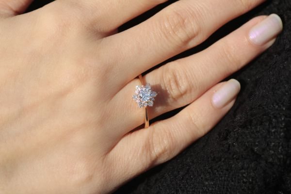 0,62 Karat Pırlanta Vintage Yüzük