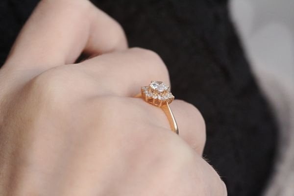 0,62 Karat Pırlanta Vintage Yüzük