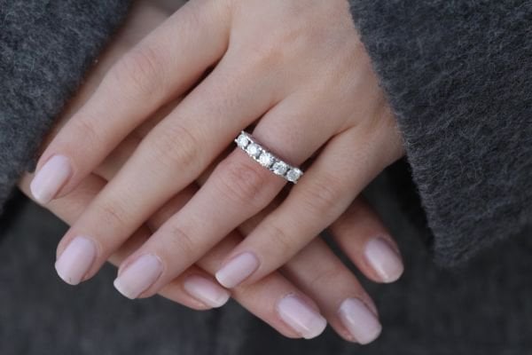 1.00 Karat Pırlanta Beştaş Yüzük