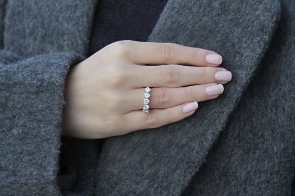 1.50 Karat Pırlanta Beştaş Yüzük