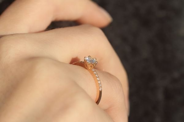 0,41 Karat Pırlanta Vintage Yüzük