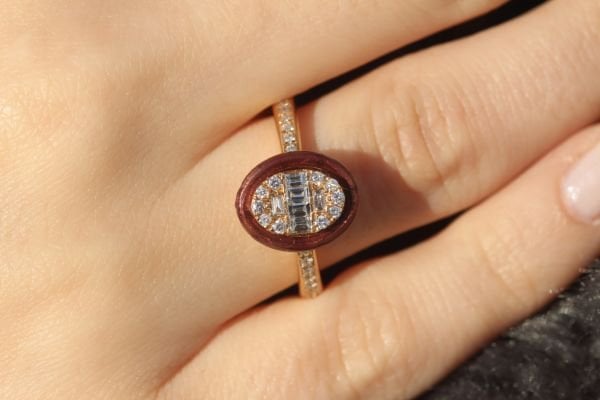 0,53 Karat Pırlanta Rose Yüzük