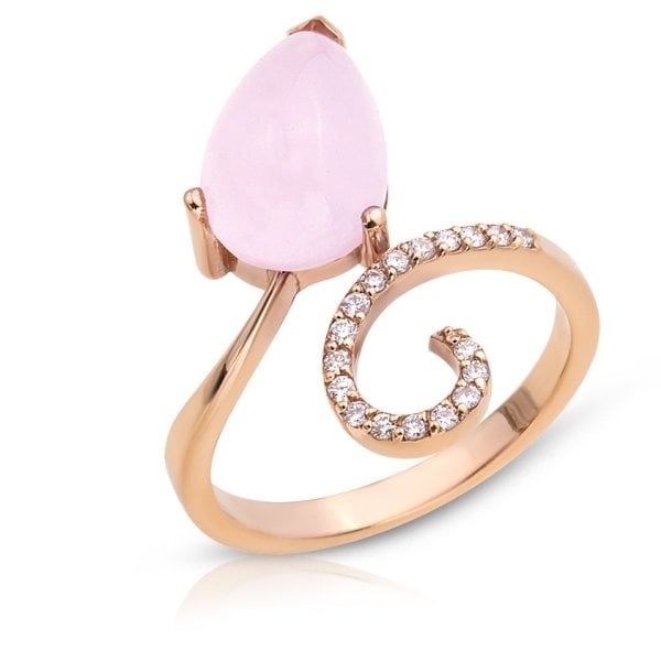 0,15 Karat Pırlanta Rose Yüzük