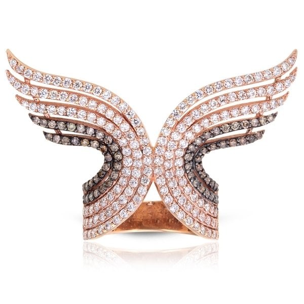 1,82 Karat Rose Kanat Yüzük