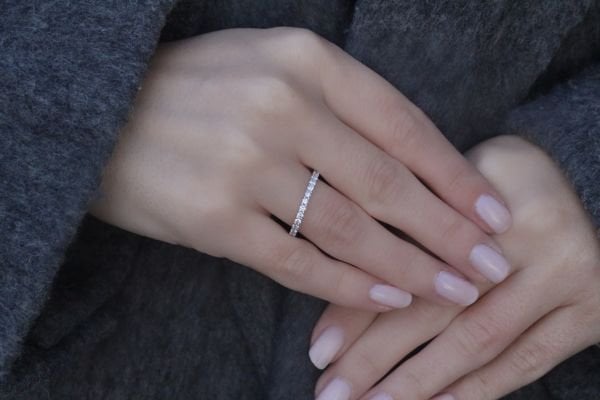0,90 Karat Pırlanta Tamtur Yüzük