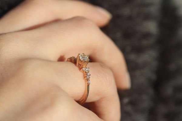 0,45 Karat Pırlanta Vintage Yüzük