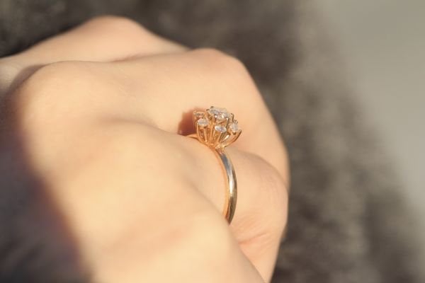 0,52 Karat Pırlanta Vintage Yüzük