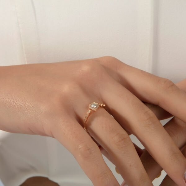 0,42 Karat Pırlanta Vintage Yüzük