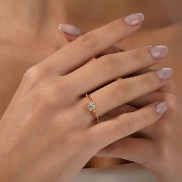 0,42 Karat Pırlanta Vintage Yüzük