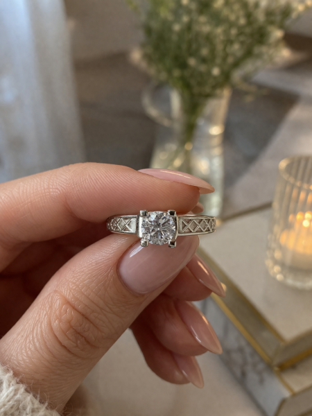 0,29 Karat Pırlanta Tektaş Yüzük