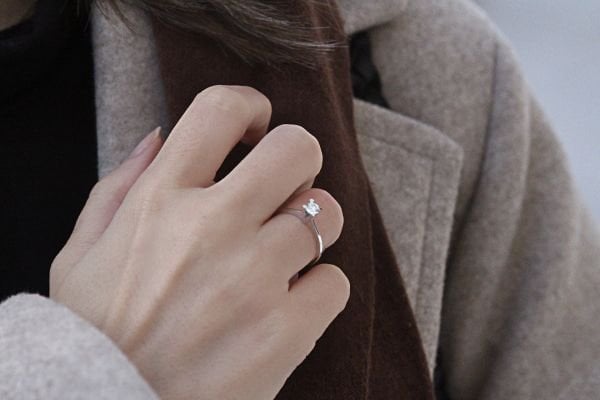 0,30 Karat Pırlanta Tektaş Yüzük