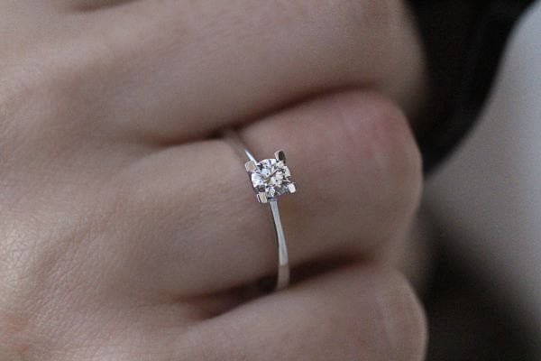 0,30 Karat Pırlanta Tektaş Yüzük