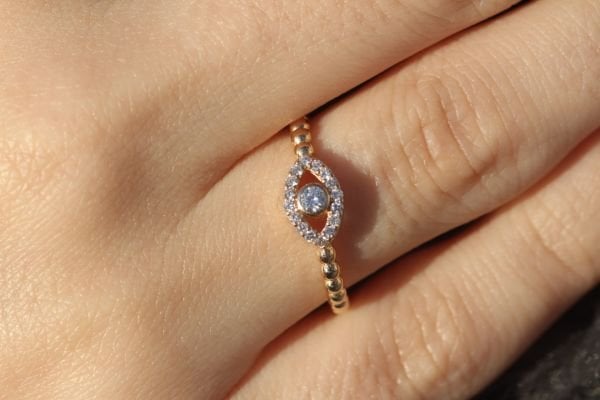 0,18 Karat Pırlanta Vintage Yüzük