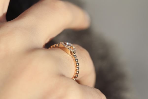 0,18 Karat Pırlanta Vintage Yüzük