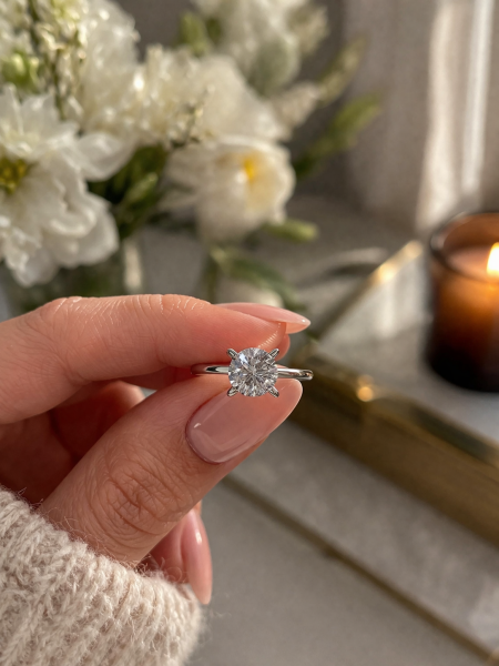 0,32 Karat Pırlanta Tektaş Yüzük