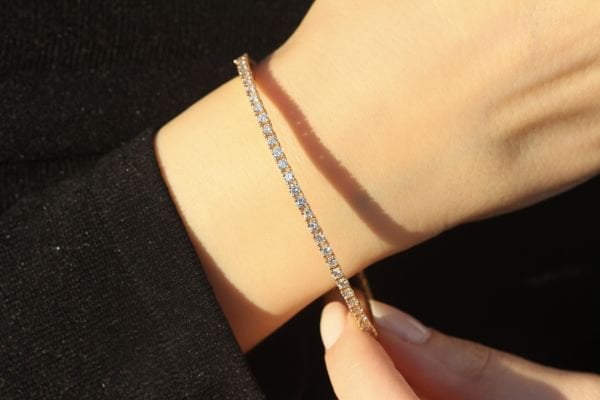 1,60 Karat Rose Pırlanta Tasarım Bileklik