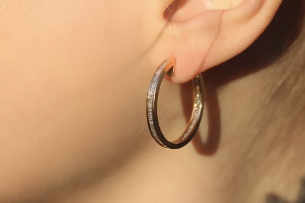 3,12 Karat Rose Pırlanta Küpe