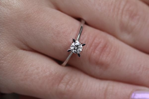 0,32 Karat Pırlanta Tektaş Yüzük