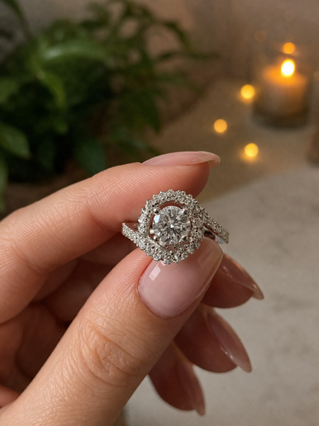 0,81 Karat Pırlanta Tektaş Yüzük