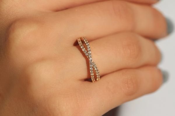 0,35 Karat Pırlanta Vintage Yüzük