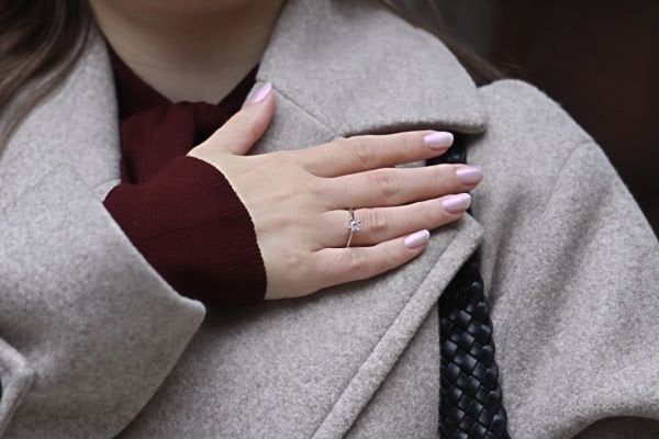 0,32 Karat Pırlanta Tektaş Yüzük