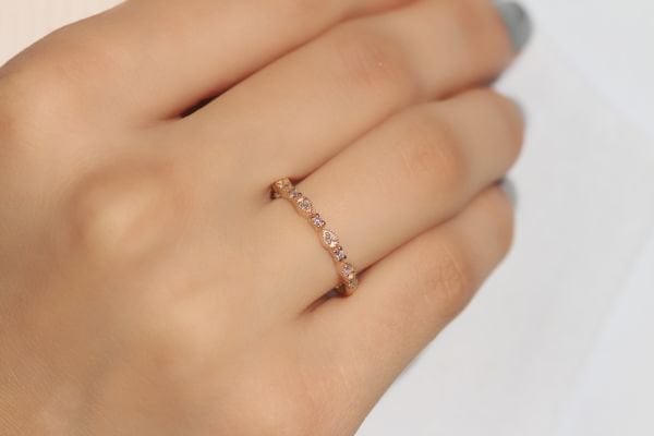 0,10 Karat Pırlanta Vintage Yüzük